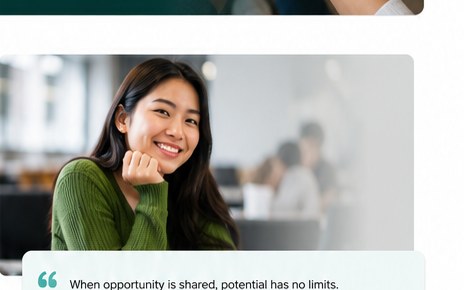 Student smiling